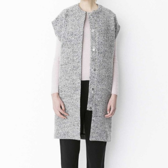 Storm & Marie Ash Wool Blend 40/60 Waist Coat Vest Woman's sz S/4 - Picture 1 of 16